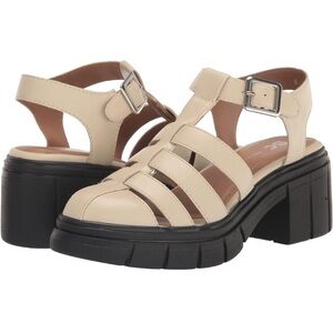 BC Footwear Up Till Dawn Fisherman Sandal Cream Lug Sole 10 NEW